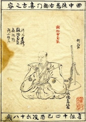 田中丘隅肖像画